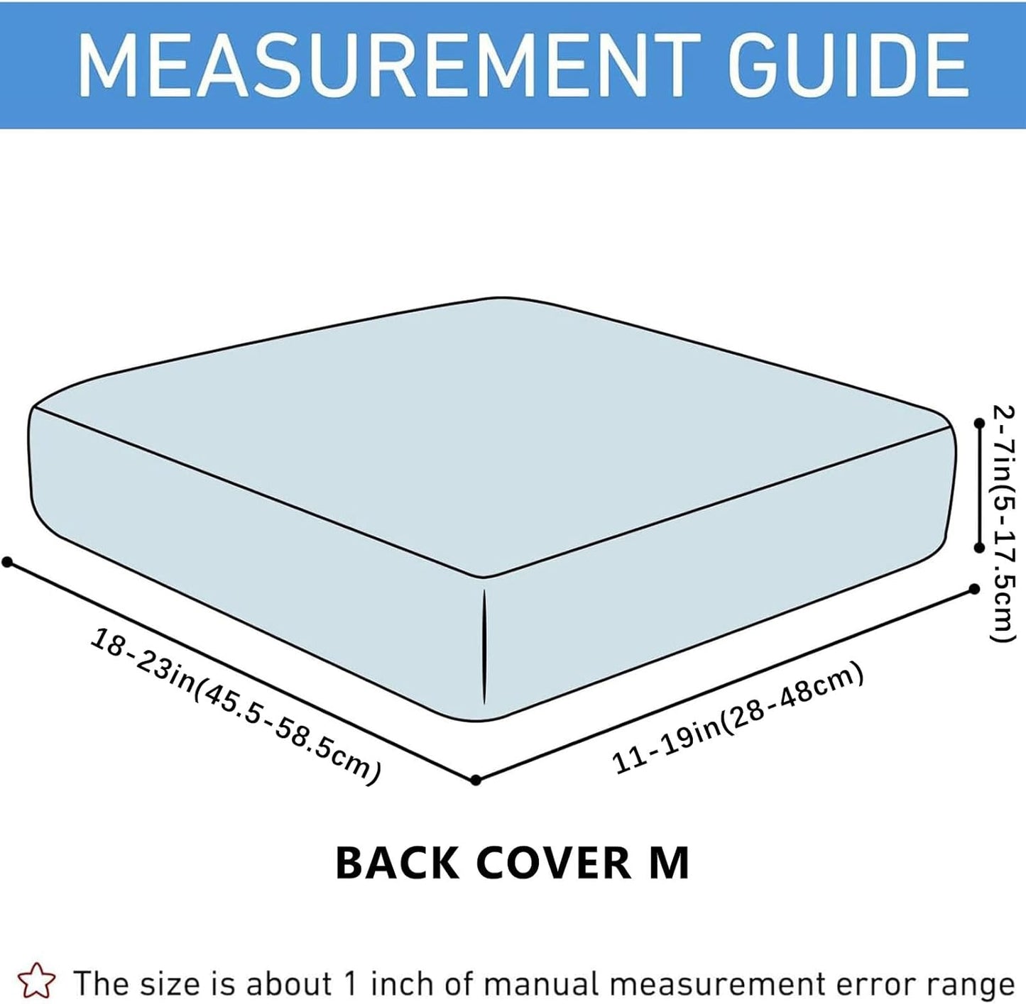 hyha Waterproof Couch Cushion Covers for Pets, Non Slip Sofa Seat Cover for Dogs Washable, Soft Thick Stretch Jacquard Fabric, Sofa Slipcovers with Elastic Bottom (1 Piece for Backrest M, Camel)