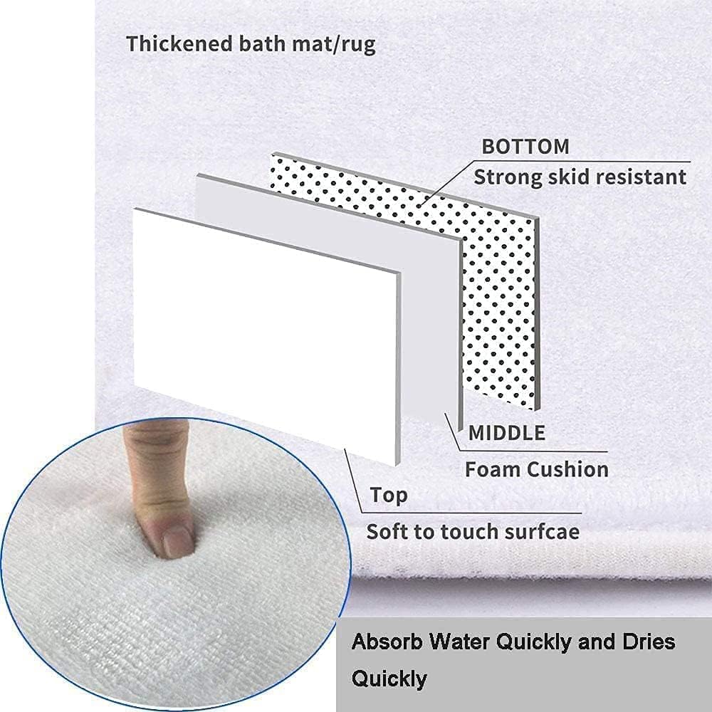 NEWSUYAA Halloween Decorations Shower Curtain Set with Non-Slip Rugs and Bath Mats, 4 Pcs Skull Black and White Skeleton Couple with Floral Bath Decor Toilet Cover Hooks Bathroom Accessory