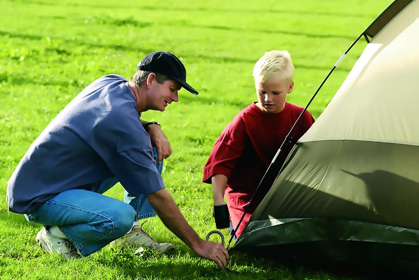 AAGUT 36 Inches 10 Pack J Hook 1/2" Rebar Stakes Heavy Duty Tent Stakes with Chisel Point End, Steel Ground Anchors Metal Garden Stakes Chain Link Fence Stakes Black Coated