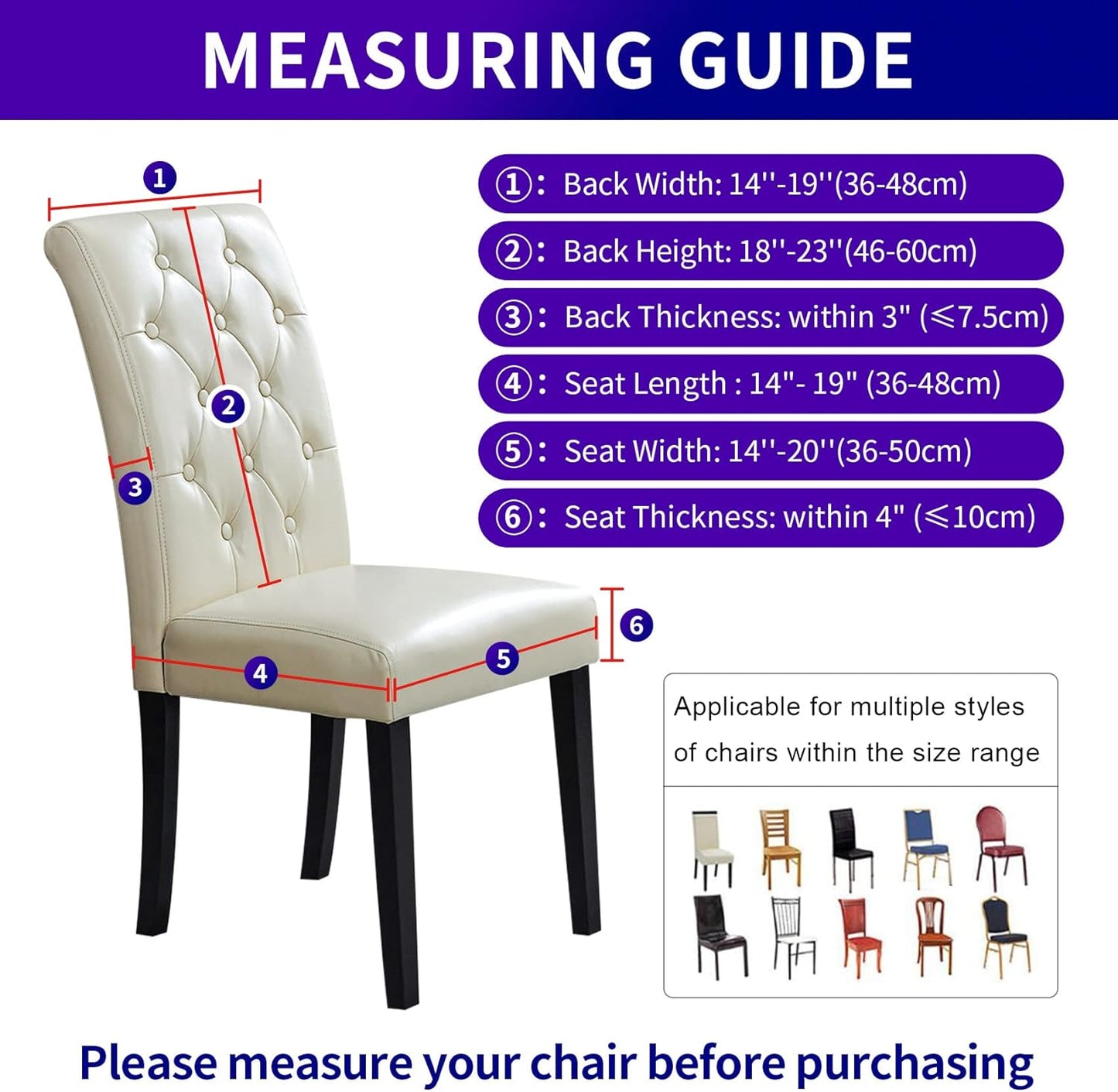 Howhic Stretch Chair Covers for Dining Room Set of 2, Removable Washable Dining Room Chair Covers, Dining Chair Slipcovers Seat Protector, Great Home Decor and Banquet Upholstery (Sliver, 4 Pack)