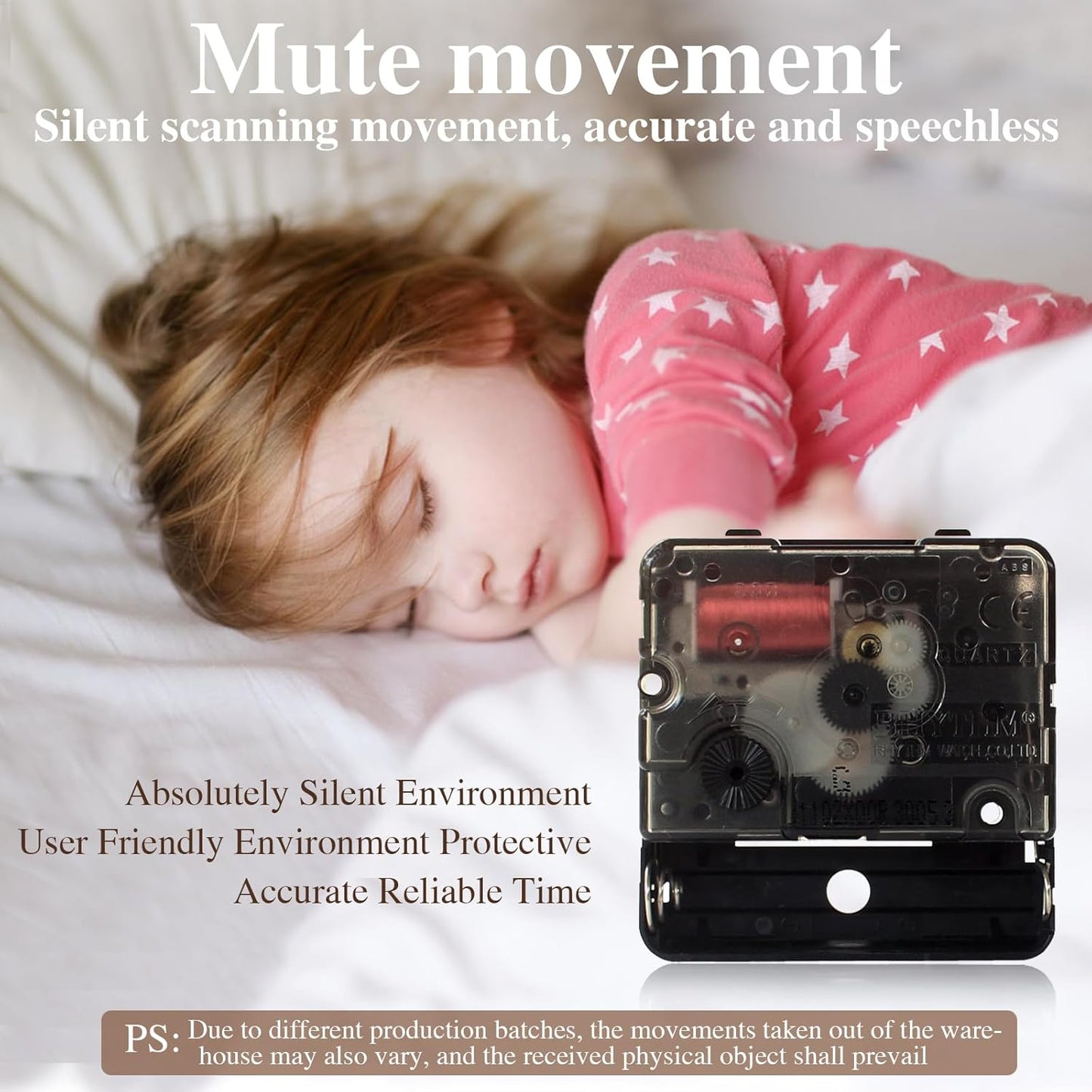 TXL Mantel Clock, Silent Wood Table Clock Battery Operated, Desk Shelf Vintage Clock for Living Room,Home Decor Gift, T20211