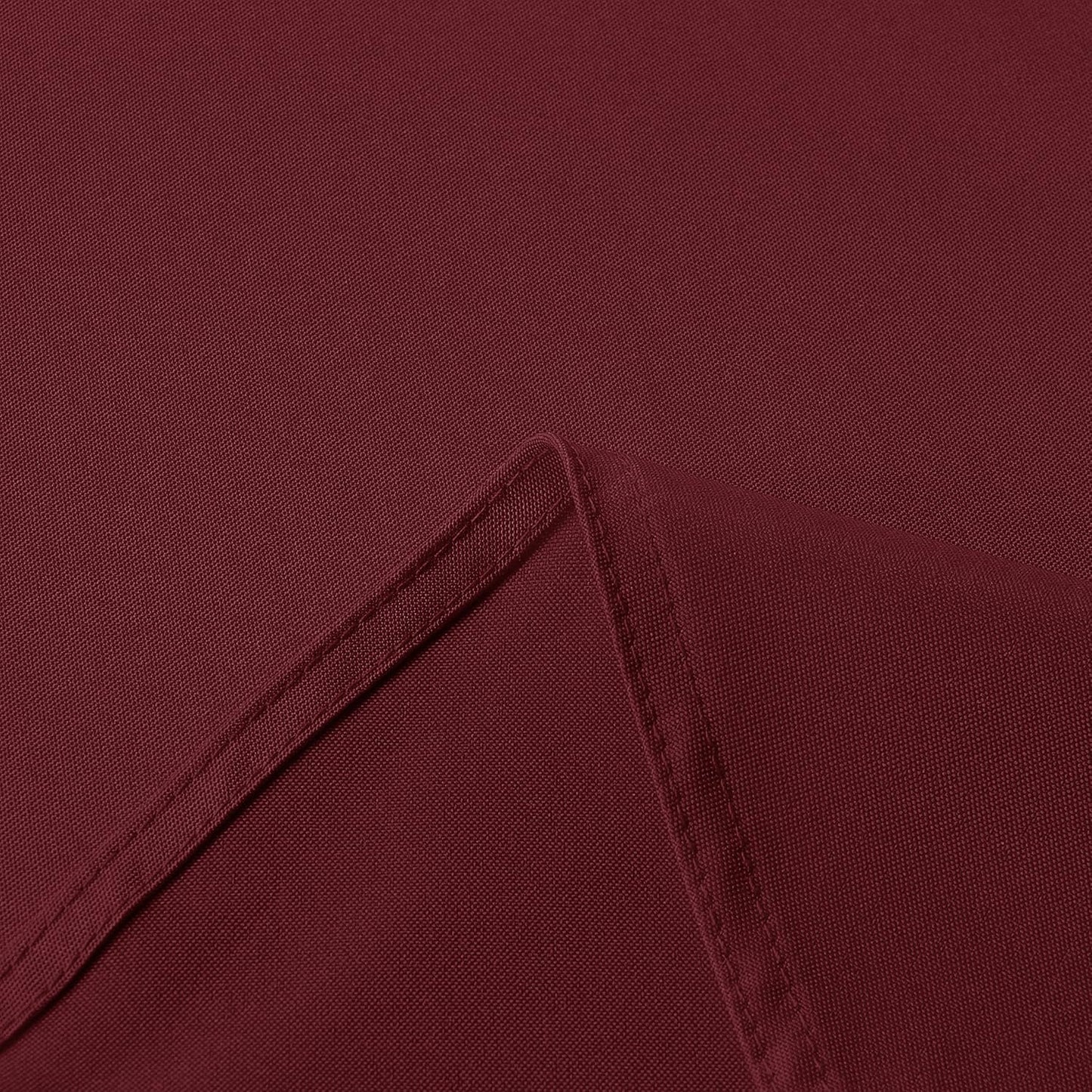 sancua Rectangle Tablecloth - 90 x 132 Inch - Stain and Wrinkle Resistant Washable Polyester Table Cloth, Decorative Fabric Table Cover for Dining Tables, Buffet Parties and Camping, Burgundy