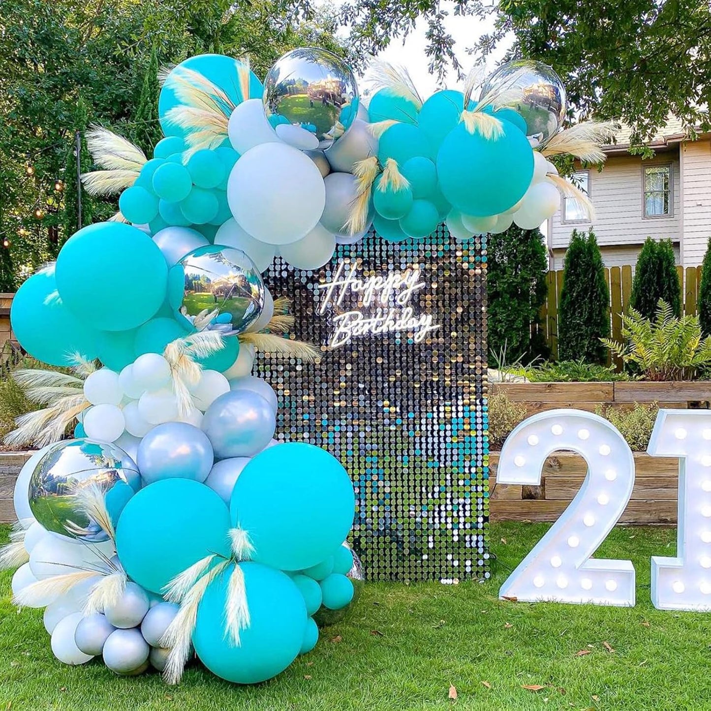 130pcs Teal Balloons Different Sizes 18" 12" 10" 5" Turquoise Blue Balloons for Boys Girls Baby Shower Wedding Anniversary Graduation Engagements Birthday Party Decorations