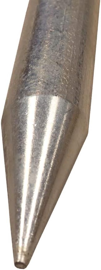 Steel Tent Stakes Heavy Duty Ground Stake, Metal Stakes to Anchor Commercial Inflatables, Outdoor Camping Canopy, Fence, Garden Tent Accessories, 1" Diameter x 18" Length, 4 Pack