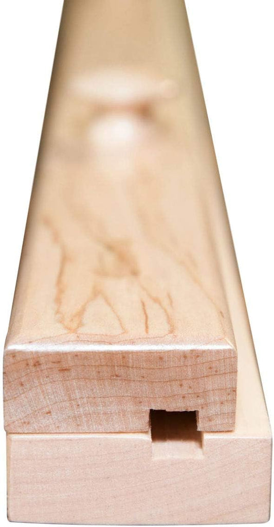 RRD Quilt Hanger for Wall for Display (36") Amish Made Wooden Quilt Rack Wall Mount - Rustic Tapestry Quilt Wall Hangers (Maple Wood, Natural Stain, 36" Long)