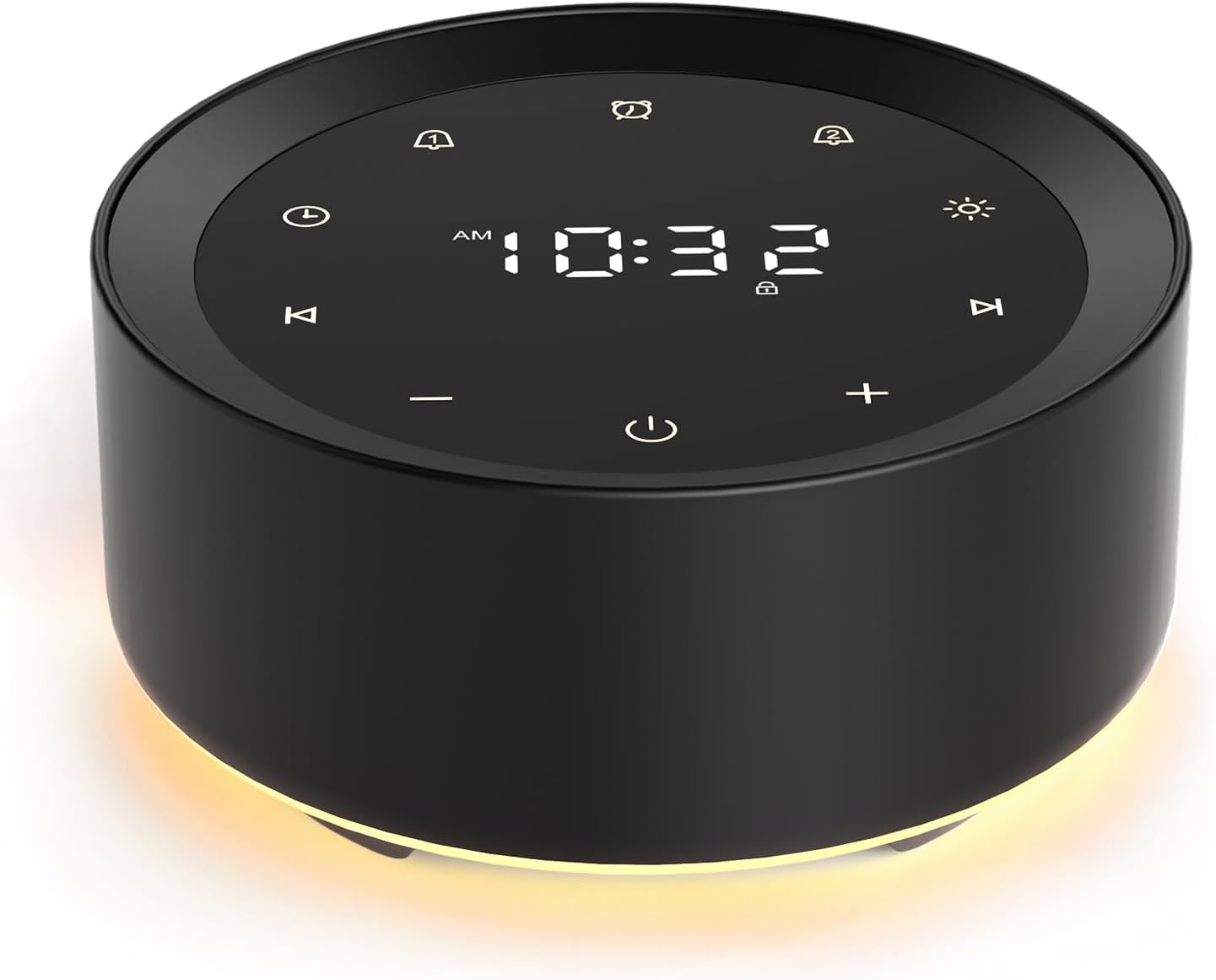 White Noise Sound Machine Alarm Clock 7 Colors Night Light Sound Machine for Adult/Baby 20 Soothing Sounds 31 Level Volume 6 Level Screen Brightness 5 Timer Set Memory Function Touch Control