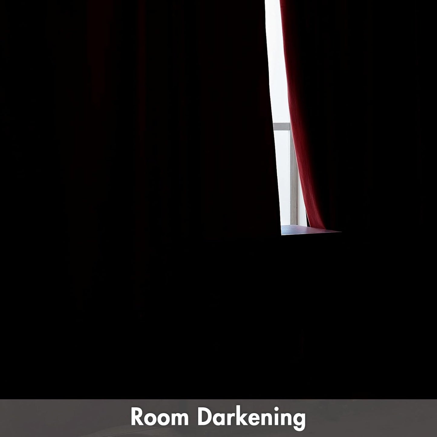 MIULEE Christmas Red Velvet Curtains Thermal Insulated Blackout Curtain Drapes for Bedroom Living Room Darkening 84 Inches Long Curtains Panels Rod Pocket Set of 2