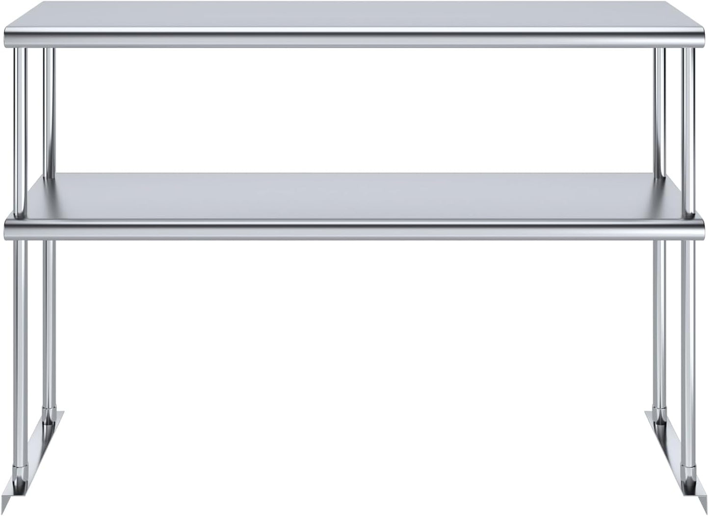 AmGood Double OverShelf Stainless Steel NSF - Many (48" Long x 12" Deep)