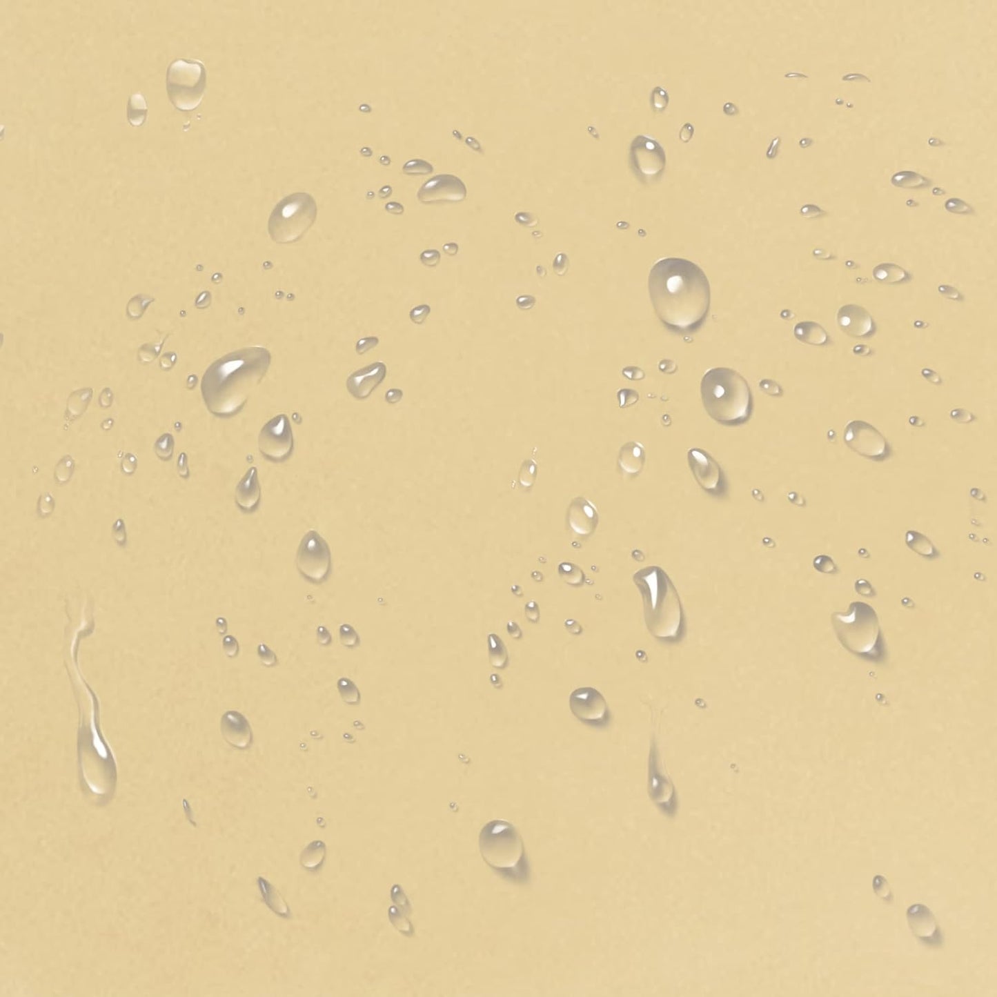 SuperO Waterproof Spandex Table Cover for 6FT Table Universal Fitted Stretch Tablecloth for Party, Banquet, Wedding and Events-Champagne