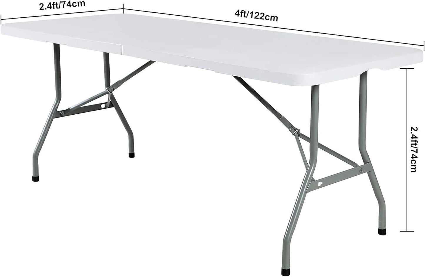 4Pack Spandex Waterproof Table Covers 4ft，Spandex 4ft Waterproof Table Cover for Party,Wedding, Banquet, and Events(Classicbule)