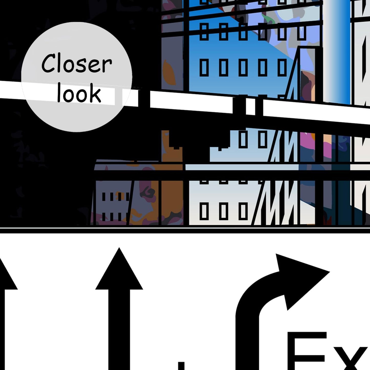 AFZEVEB-Hand-Painted New York City Wallpaper Wall murals for Bathroom 114"x74" (Not Peel and Stick)