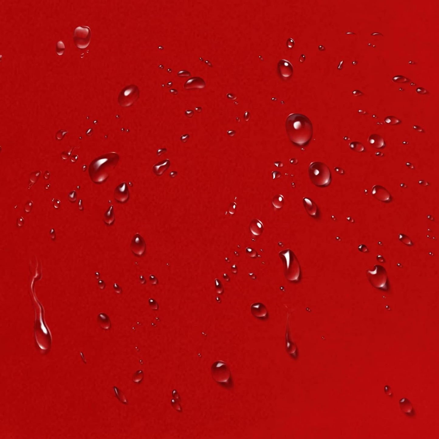 SuperO Waterproof Spandex Table Cover for 8FT Table Universal Fitted Stretch Tablecloth for Party, Banquet, Wedding and Events-Red