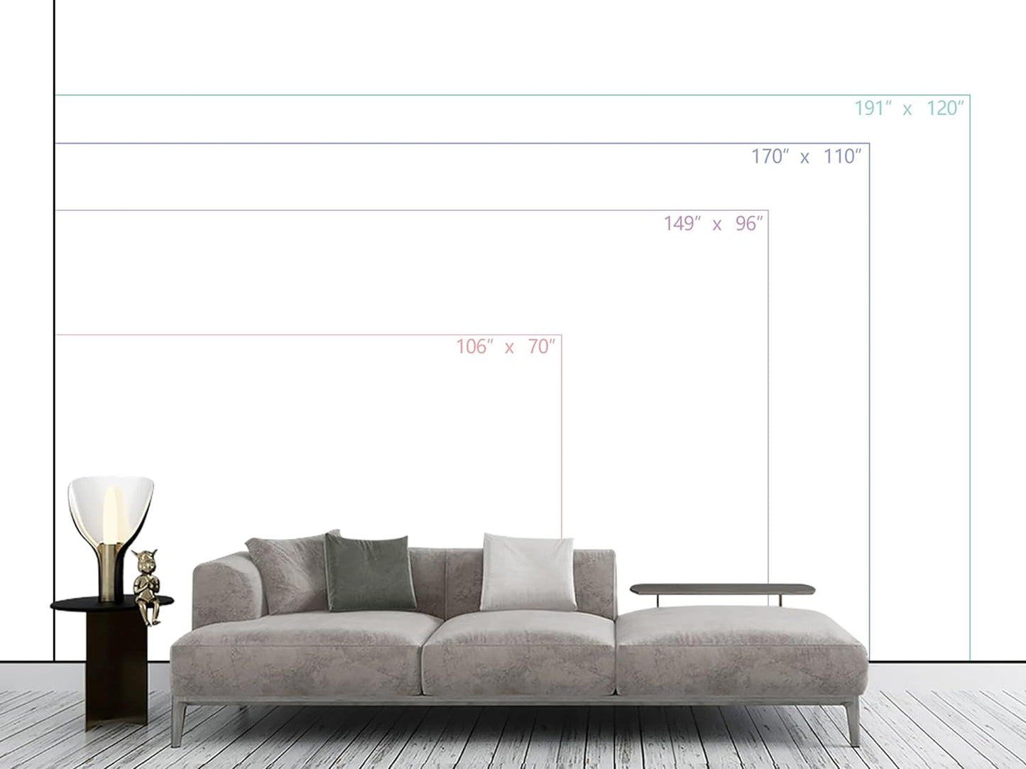 WFBHUA-Tropical Beach Wallpaper Dusk Waves Palm Tree Leaf Coconut Tree Wall Mural for Living Room Bedroom (Not Peel and Stick)