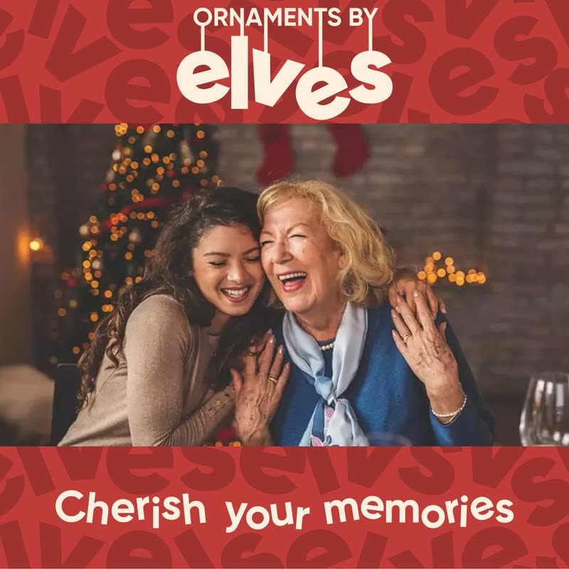 3D Snowman Family of 9 Ornament 2025 Personalized Family Christmas Ornaments 2025 | Snow People Personalized Tree Ornaments for Grandchildren, Siblings & Grandkids of Nine Ornament Snowmen Small Tree