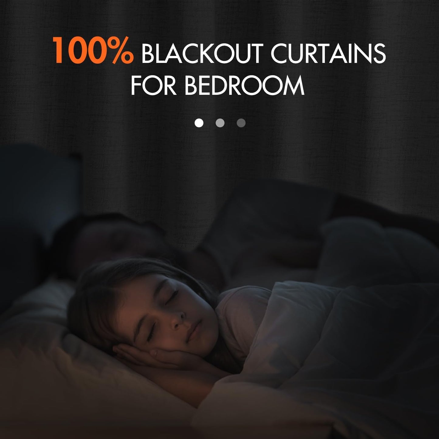 MIULEE Light Blue 100% Blackout Linen Curtains 90 Inch 2 Panels Set Double Sided No Coating Pleated Back Tab Black Out Long Thermal Insulated Pinch Pleat Bedroom Living Room Darkening Window Drapes