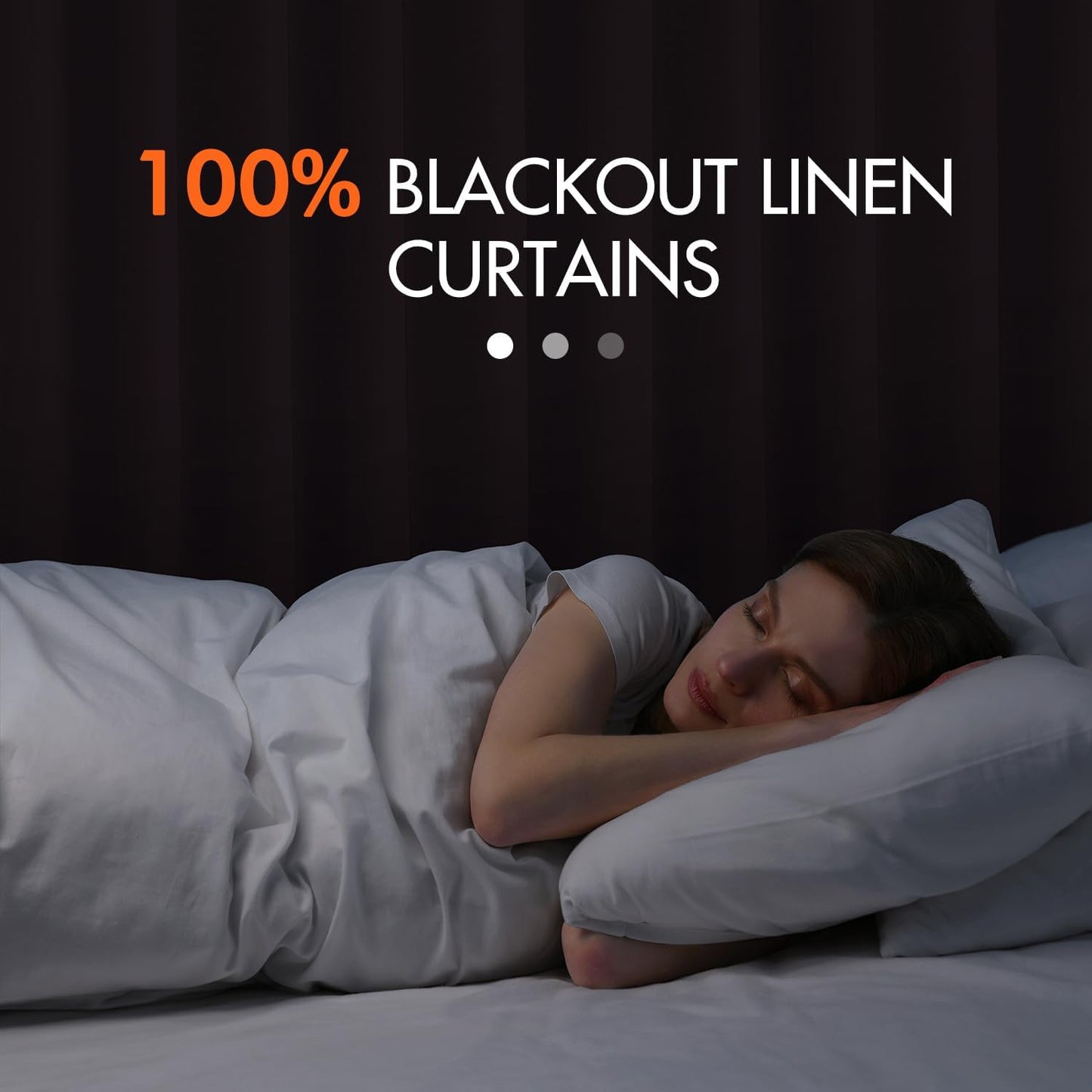 MIULEE 100% Blackout Curtains 90 Inch Long 2 Panels for Bedroom, Thick Luxury Faux Linen Black Out Curtain Room Darkening Back Tab Pleat Window Textured Drapes with Hooks for Living Room, Baby Pink