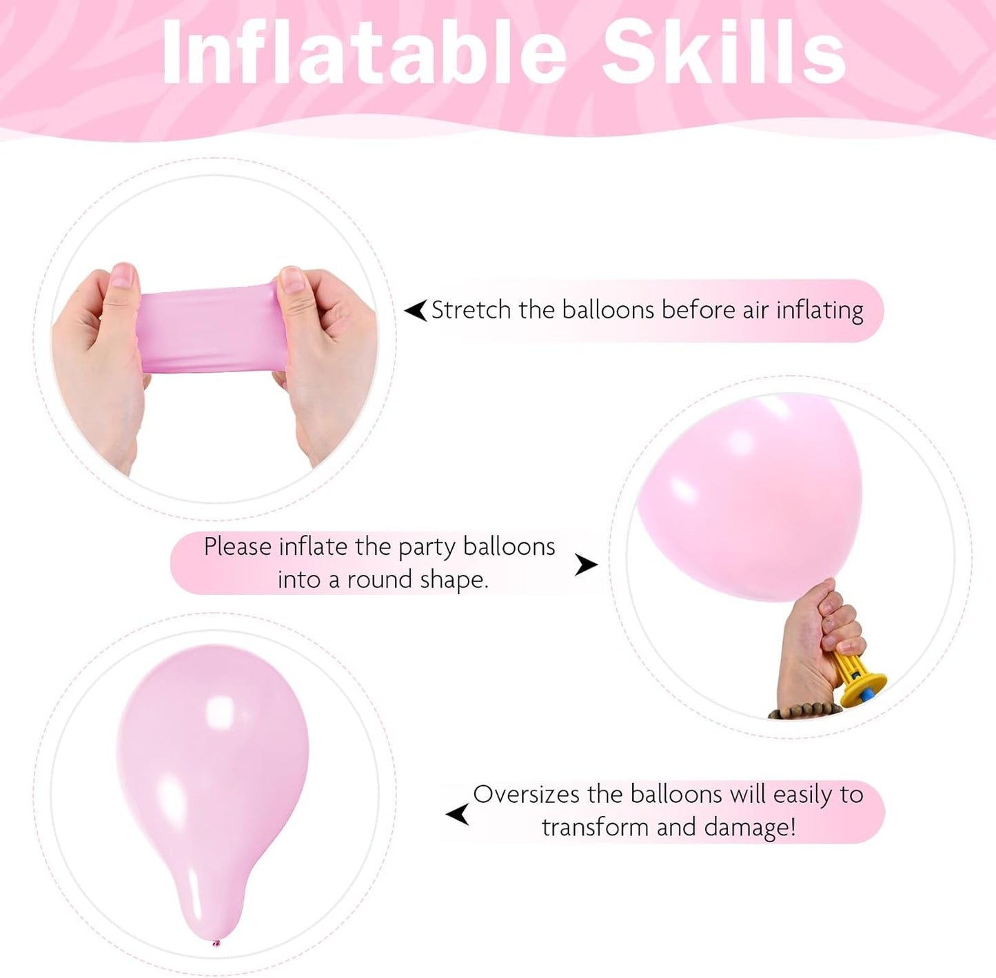 Pink and Blue Balloons 12 Inch Pastel Metallic Blue Baby Light Pink Chrome Latex Balloon Confetti Balloon for Kids Girls Hawaiian Summer Gender Reveal Wedding Birthday Baby Shower Party Decor