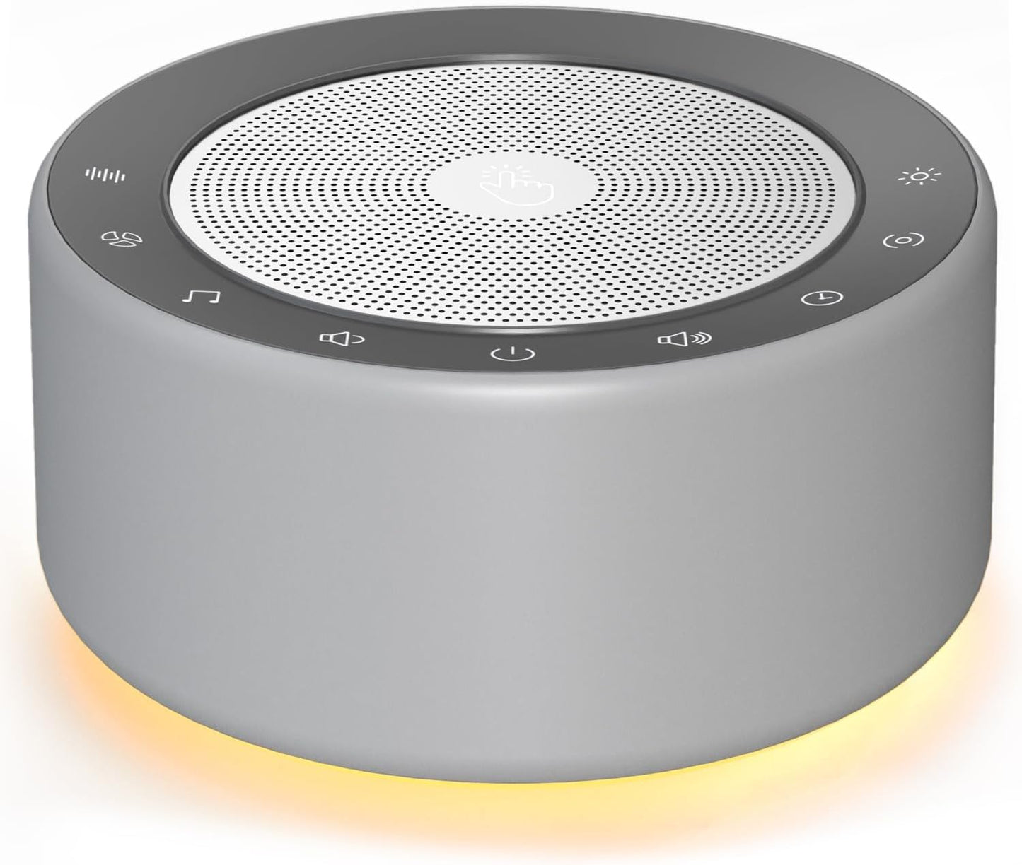 Nursery Lamp with Sound Machine, Mood Lighting, 7 Colors Night Light, 30 Soothing Sounds, White Noises for Baby, Adults. Timer, Plug in, Memory Function, Touch Control