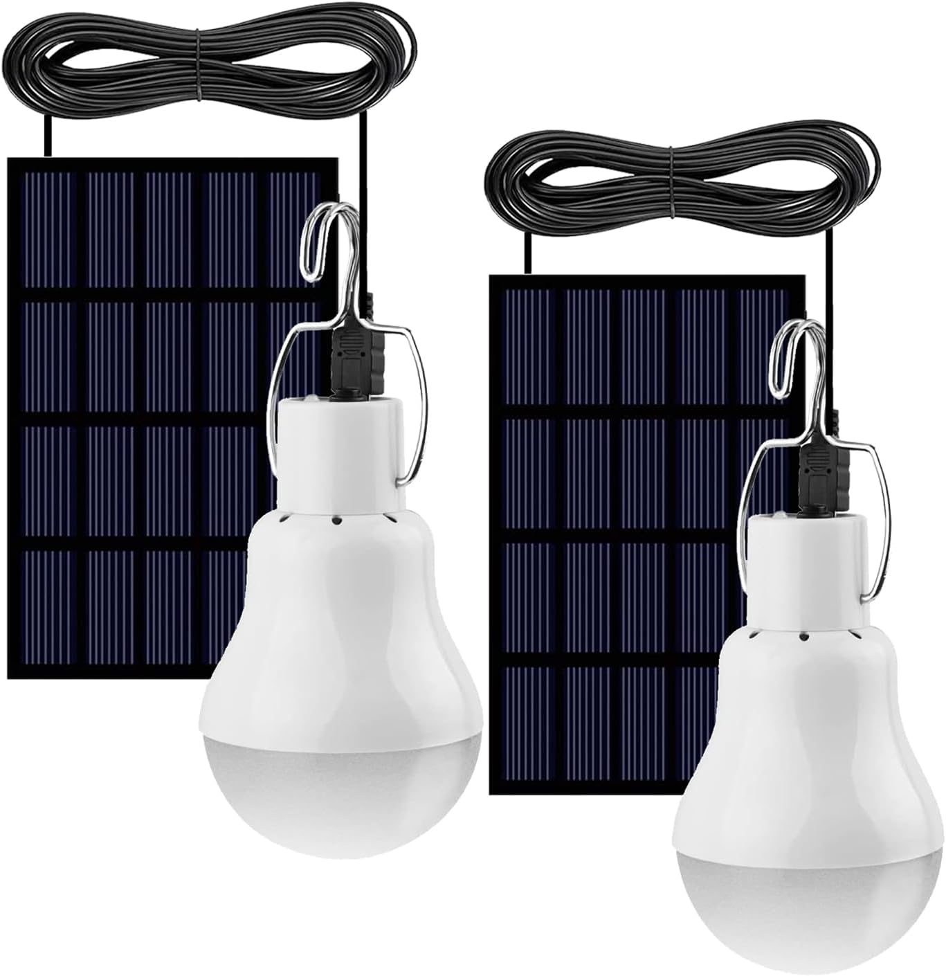 Solar Light Bulb Portable 350LM Solar Powered Camping Light Led Lantern Outdoor for Lamp Light Hiking Fishing Tent Indoor Shed Chicken Coop Hurricane Emergency with USB Chargeable