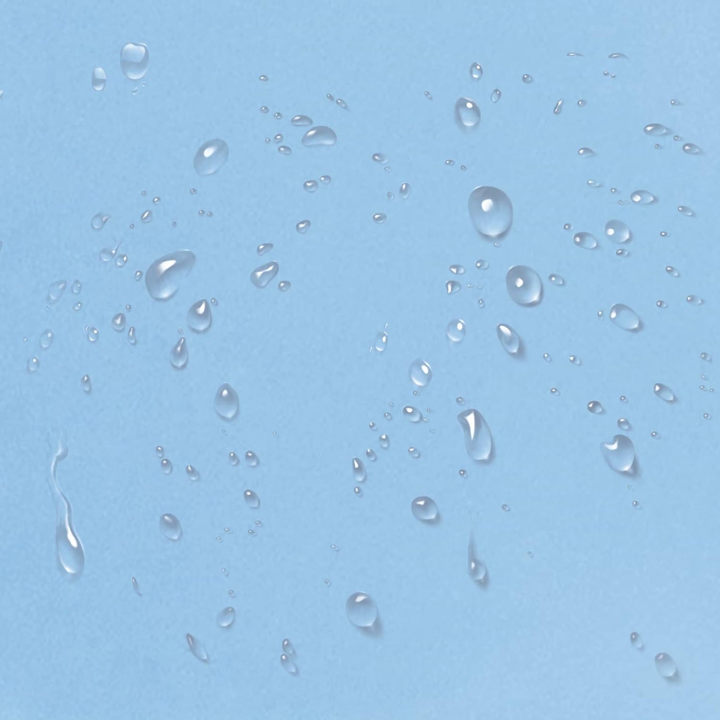 SuperO 2Pack Waterproof Spandex Table Cover for 6FT Table Universal Fitted Stretch Tablecloth for Party, Banquet, Wedding and Events-Blue Mist