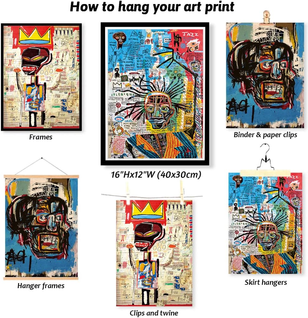 3 Pieces of Street Art Blue Graffiti Wall Decor Prints Modern Artist Aesthetics Canvas Painting Artwork Abstract Picture Poster Man Cave Living Room Bedroom Bathroom Office Home Decorations Unframed