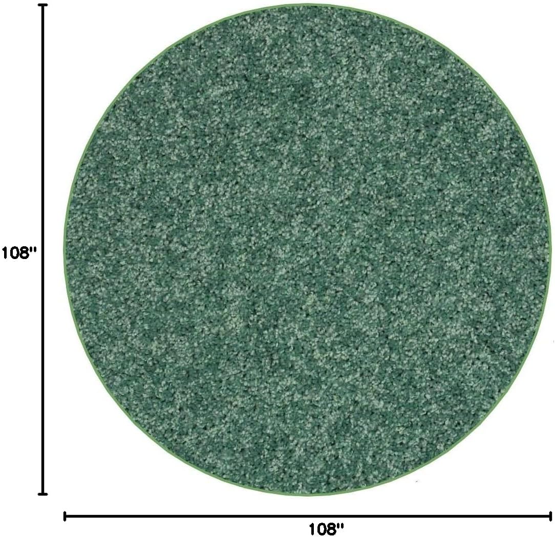 KOECKRITZ Soft and Colorful Kids Classroom Area Rugs (Passes Flammability Pill Test) Many Sizes and Bright Colors to Select from (9' Round, Froggy)