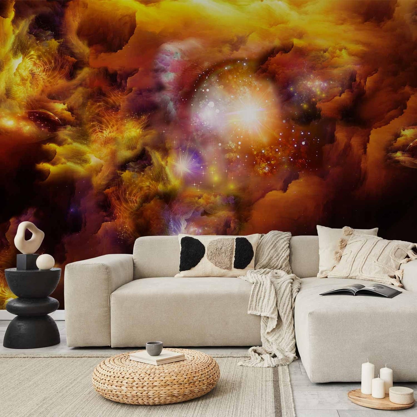 artgeist Wall Mural Cosmos Galaxy 118x83 in - XXL Non-Woven Wallpaper Fleece Wall Decor Photo Print Picture Image Design Home n-A-0027-a-d