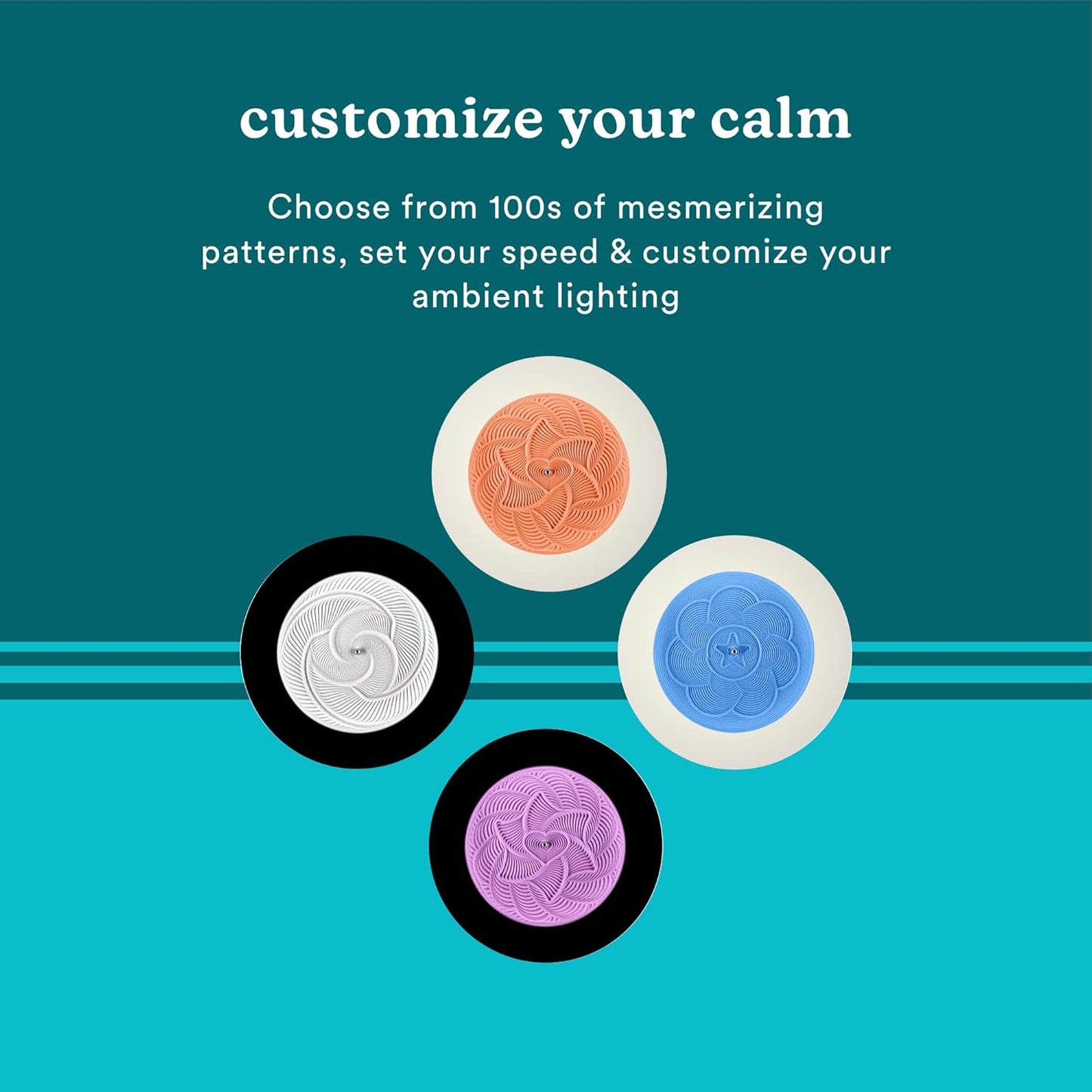 Homedics Drift Sandscape, Perpetual Motion Machine, Zen Garden, Meditation Accessories, Decorative Sandscape, Bluetooth, iOS, Android, by Homedics (21 Inch (Large), Cream)