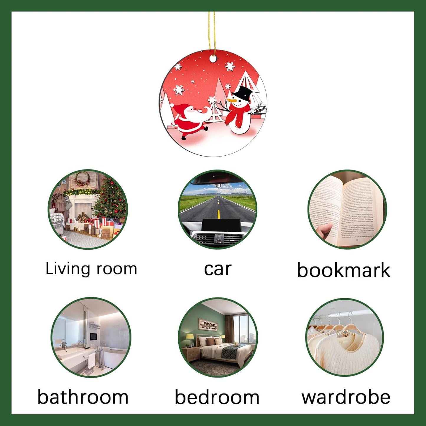 32 pcs Metal Sublimation Ornament Blanks，Christmas Ornaments Sublimation Christmas Ornament Blanks for Christmas Tree Decor Blank Ornaments，DIY Handmade Crafts Double Sided Sublimation Ornaments