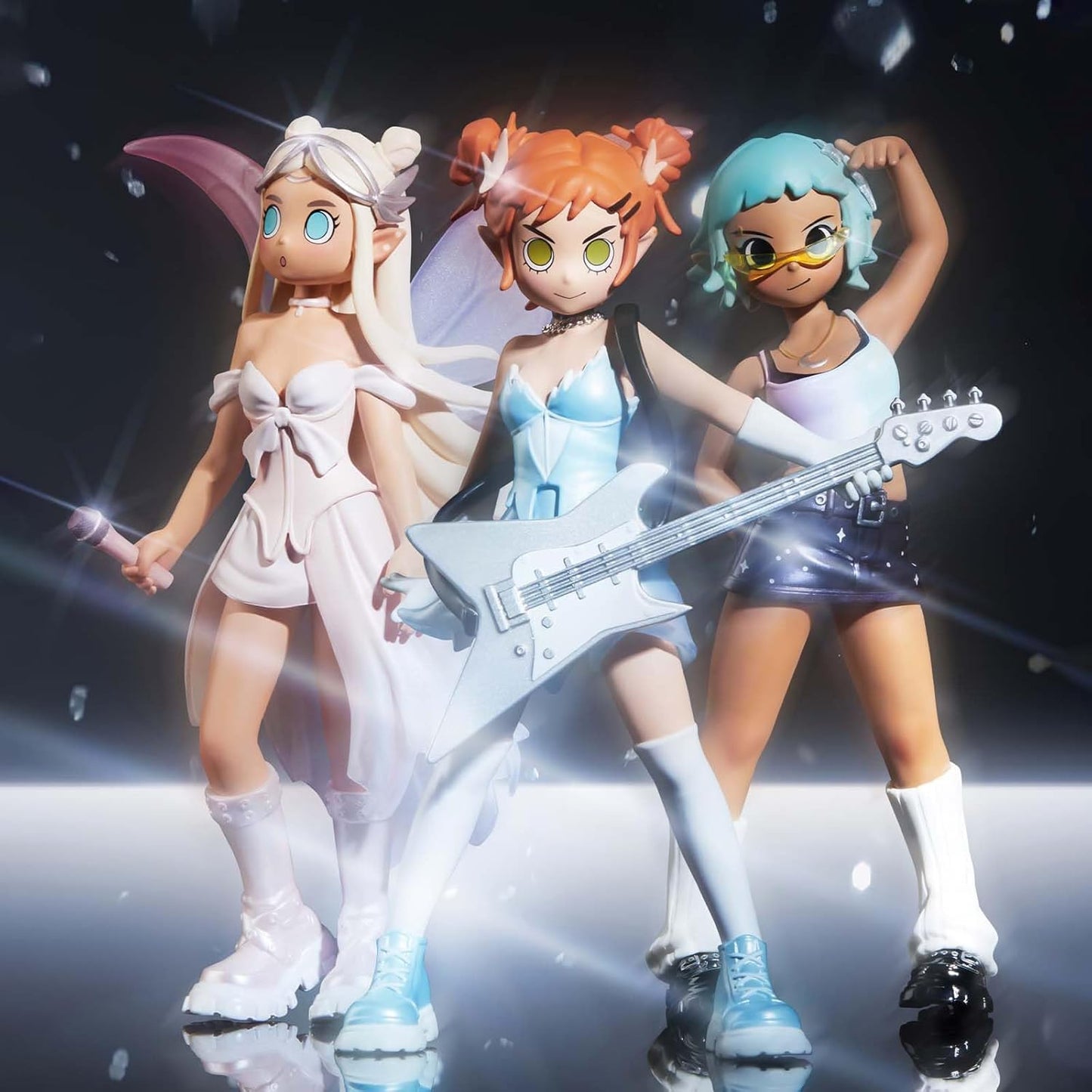 POP MART Peach Riot Punk Fairy Series Figures, 12PCs Peach Riot Blind Box Figures, Random Design Action Figures Collectible Toys Home Decorations, Holiday Birthday Gifts for Girls and Boys, Whole Set