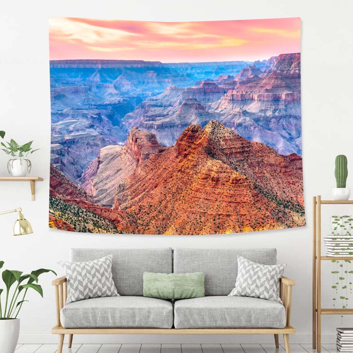 Canyon Tapestry For Bedroom Grand Canyon Arizona United States Of America Tapestries Wall Hanging For Living Room Dorm Office 60×40 In