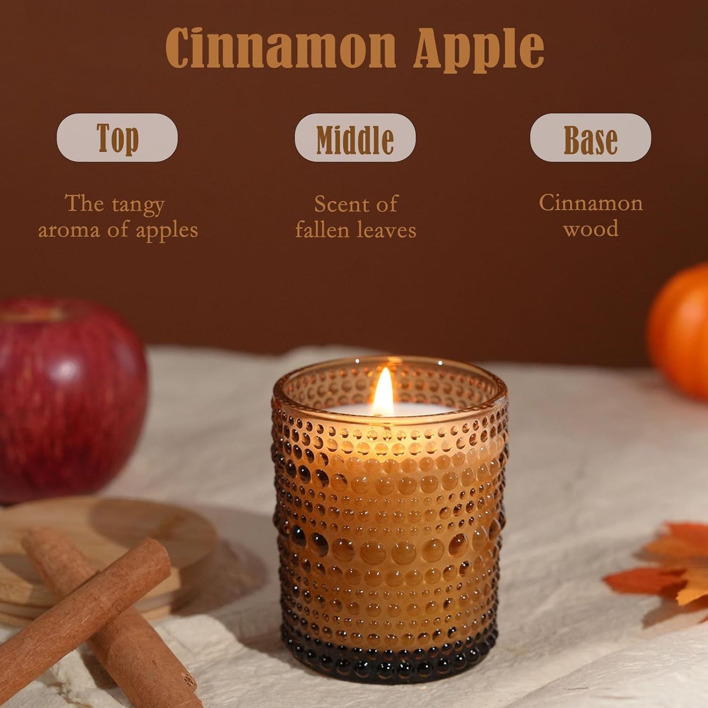 Scented Candles, Soy Scented Candle for Home Large Jar Candles, Over 25 Hours Christmas Candles Ideal Holiday Gift