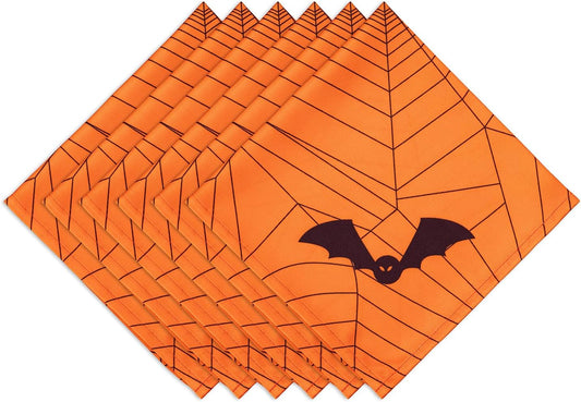 YiHomer Halloween Silhouettes Tabletop for Halloween Decorations, Dinner Parties and Scary Movie Nights, Horror Night, Napkin Set, 20 x 20