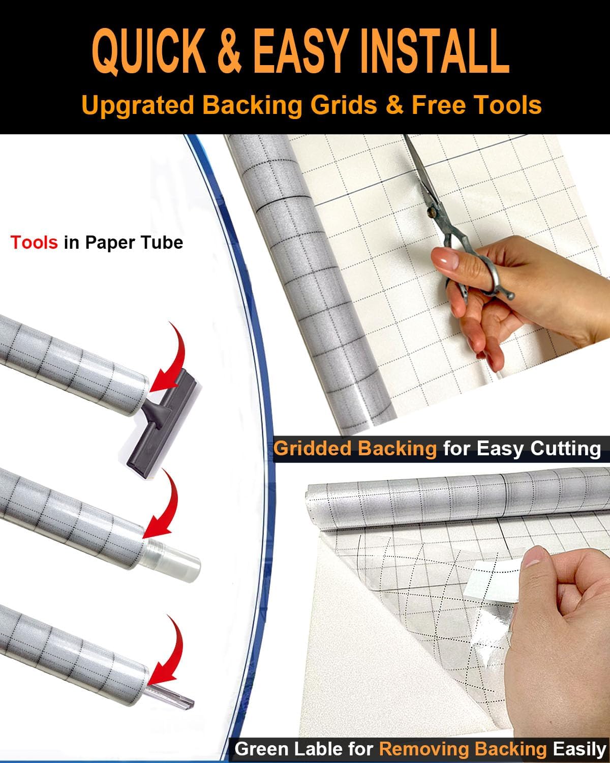 Frosted Glass Window Privacy Film Decorative with Tools, 2 Way Frosting Privacy Film for Glass Windows, Static Cling Tint for Home Anti-UV, Covering Clings 29.5" by 78.74"