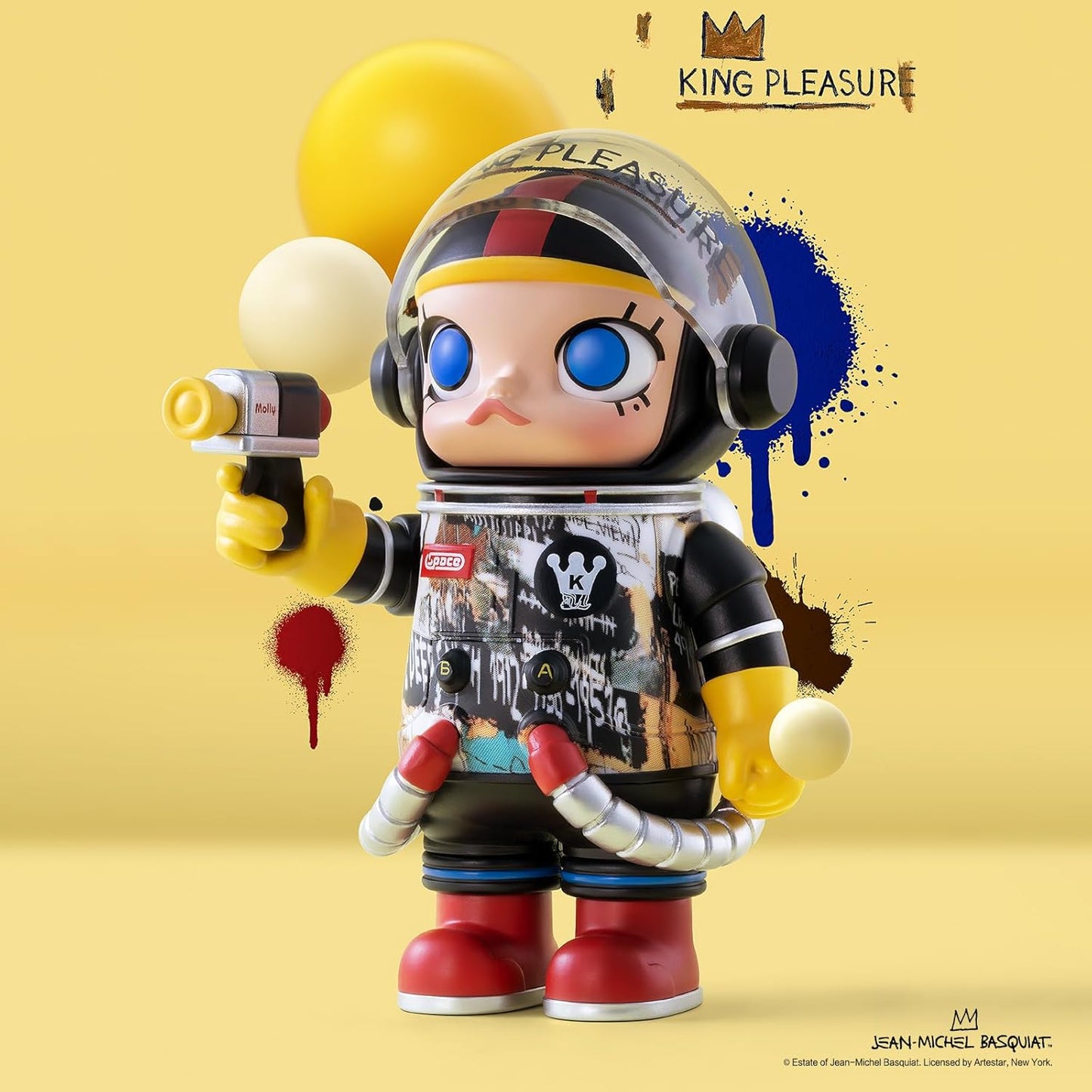 POP MART MEGA Space Molly 100% 2-B Blind Box Figures, Random Design Box Toys for Modern Home Decor, Collectible Toy Set for Desk Accessories, 9PC