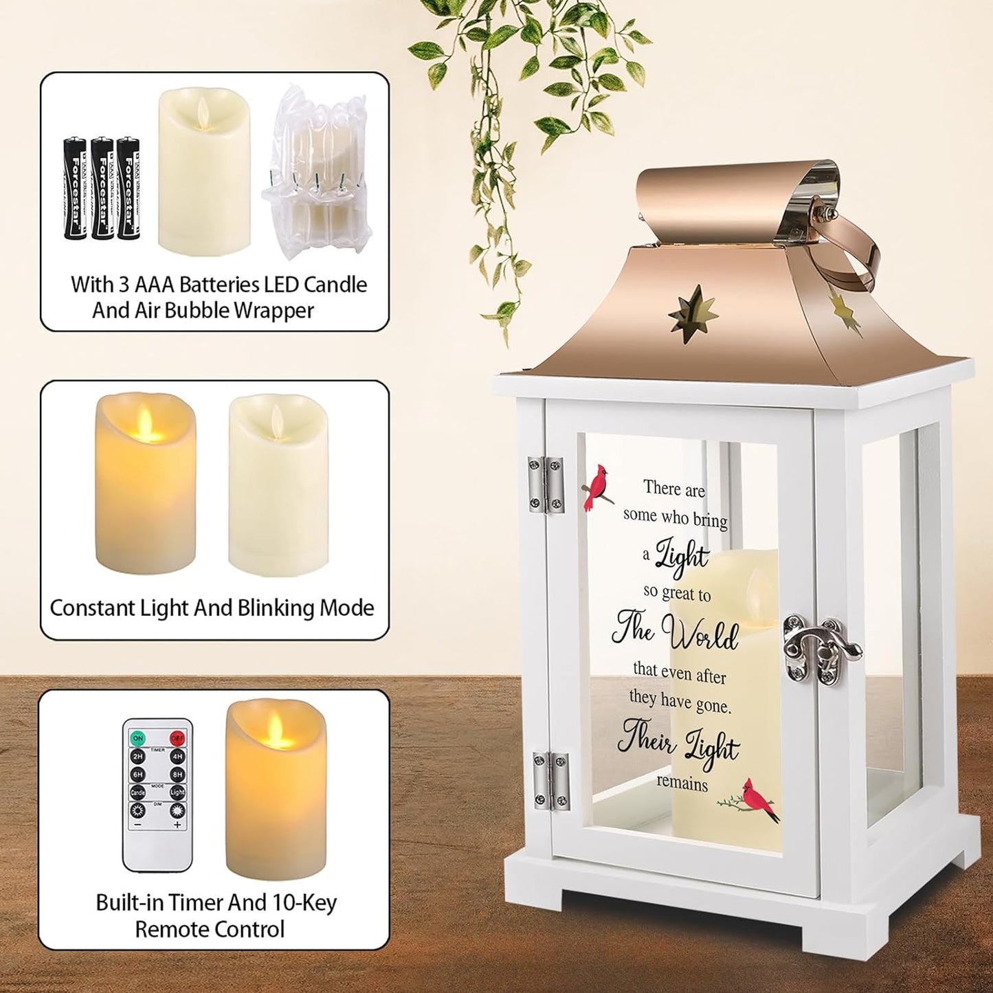 Memorial Lantern, Sympathy Gifts for Loss of Mom/Dad/Loved One, Bereavement Gifts, in Memory of Loved One Lantern,Celebration of Life, Memorial Gifts, Funeral Lantern,There are Some who Bring a Light