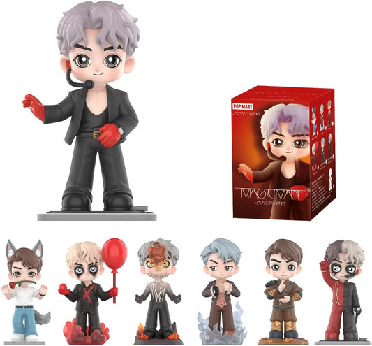 POP MART Jackson Wang Magic Man Series Figures, Blind Box Figures, Random Design Action Figures Collectible Toys Home Decorations, Holiday Birthday Gifts for Girls and Boys, Single Box