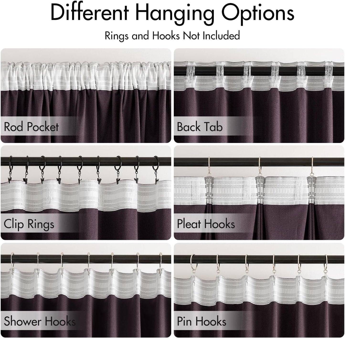 MIULEE Dark Purple Velvet Curtains 84 inches 2 Panels - Luxury Room Darkening Window Drapes for Bedroom Living Room Thermal Insulated Super Soft Blackout, Back Tab Rod Pocket Pinch Pleated, W52 x L84