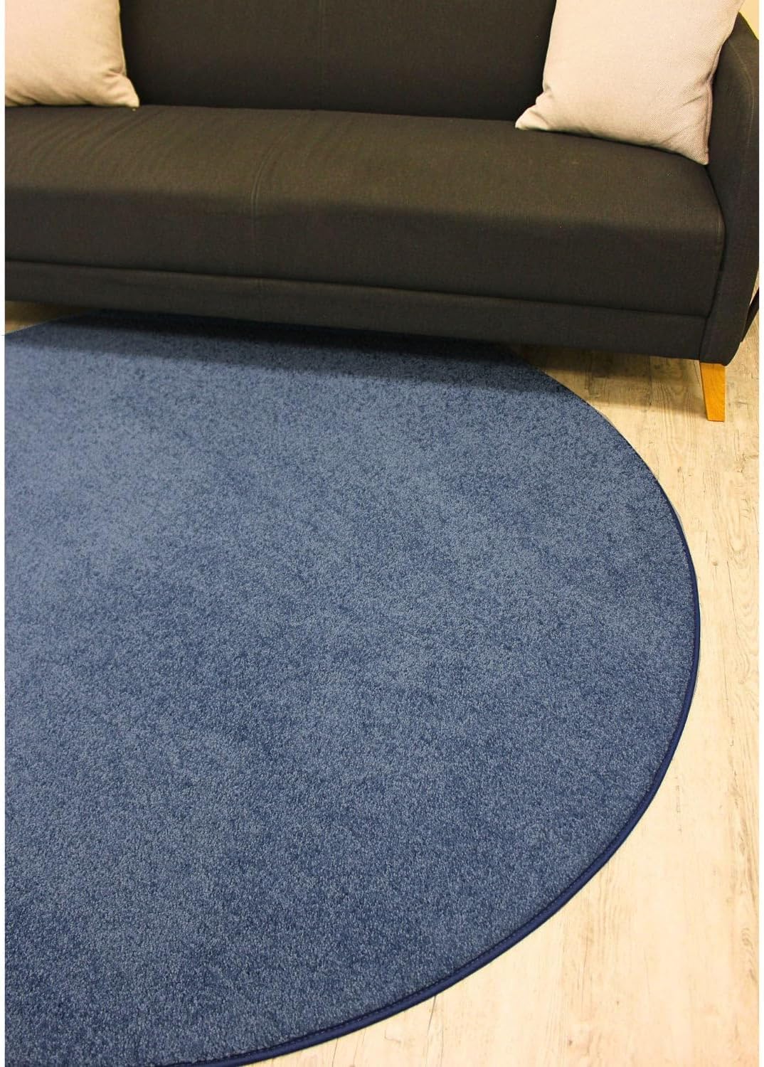 KOECKRITZ Soft and Colorful Kids Classroom Area Rugs (Passes Flammability Pill Test) Many Sizes and Bright Colors to Select from (3' x 12', Navy)