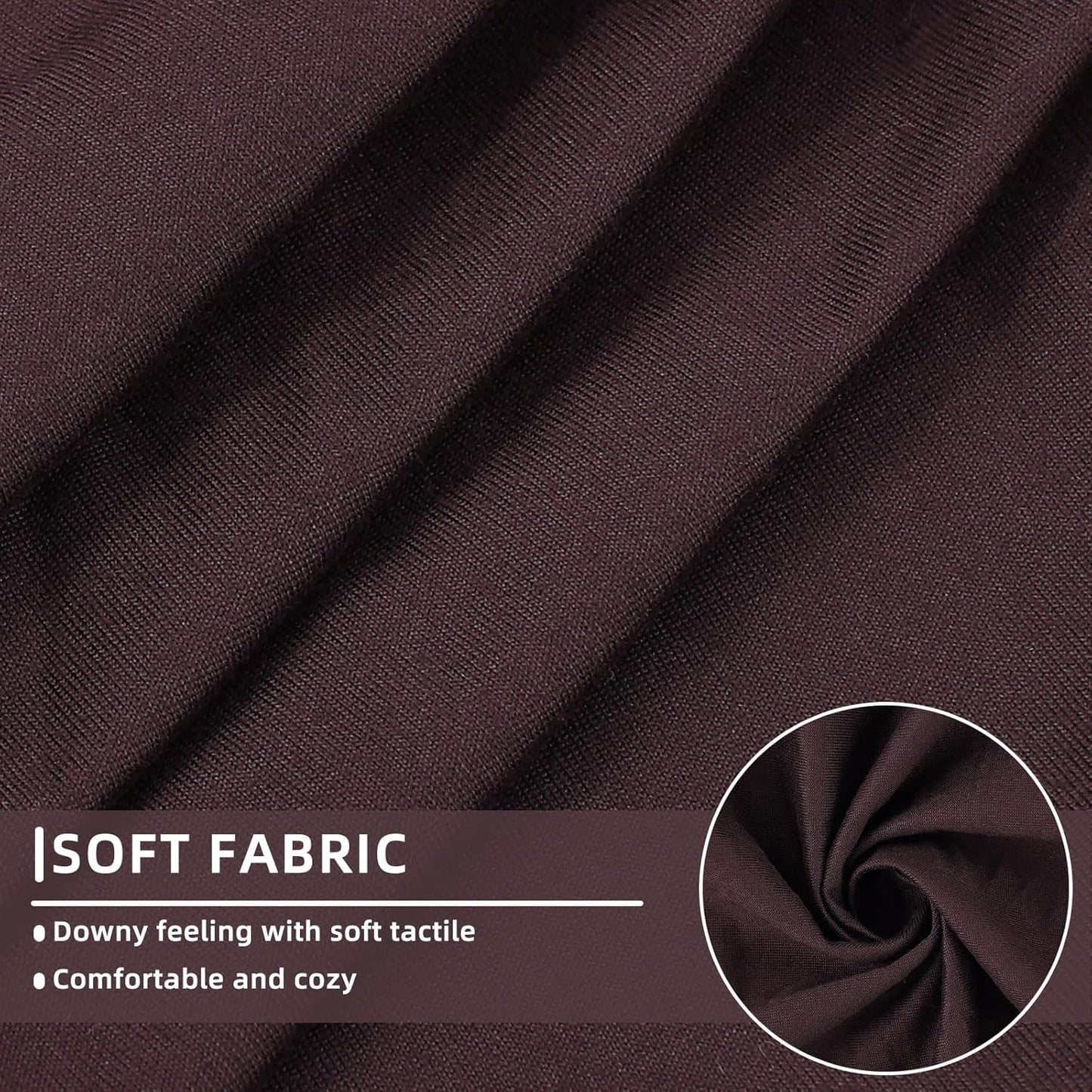 hyha Waterproof Couch Cushion Covers, Sectional Sofa Slipcovers Washable, L Shape Chaise Dog Couch Covers for Sectional Sofa, Universal Furniture Protector (1 Piece for Chaise XL, Chocolate)