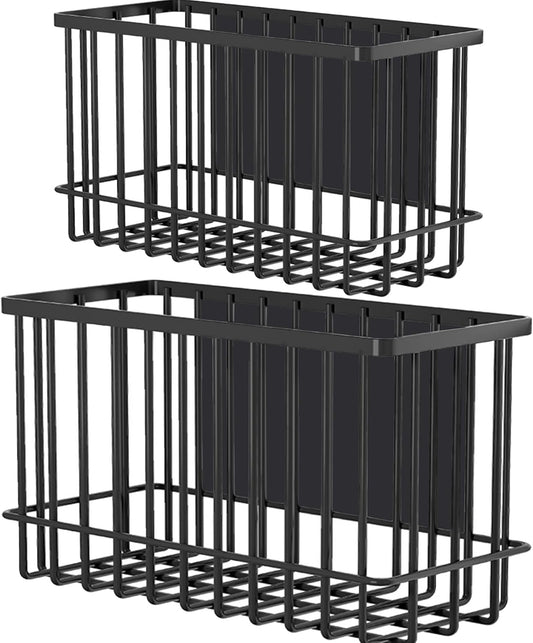 Magnetic Basket Fridge Lint Bin Dryer Ball Holder Laundry Room Organization Home Storage for Class Office School