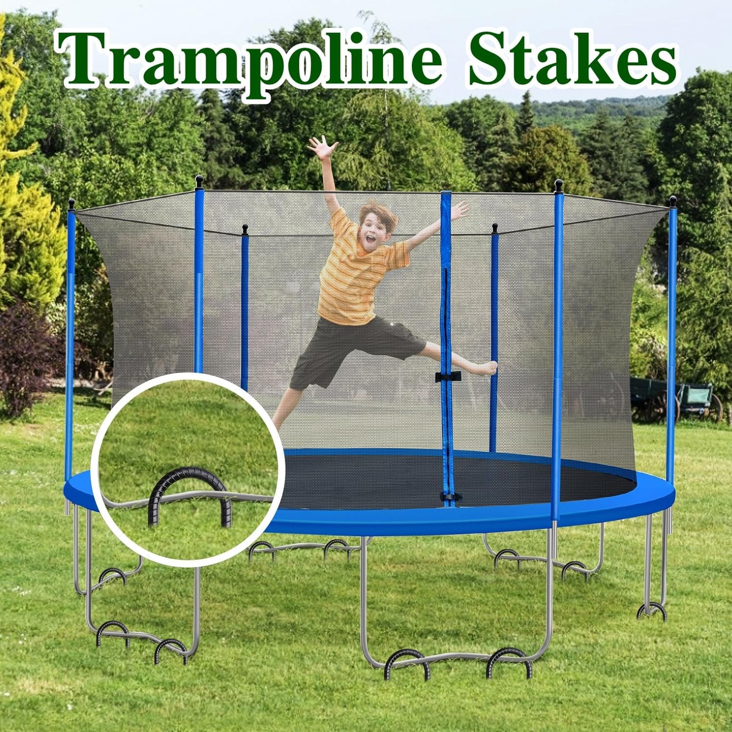 Rebar Stakes 12 Inch J Hook Ground Stakes Heavy Duty 30 Pack Chain Link Fence Stakes Galvanized Anchors Metal Tent Stakes for Wire Fencing Concrete Forming Trampolines Camping Canopies Shed Swing