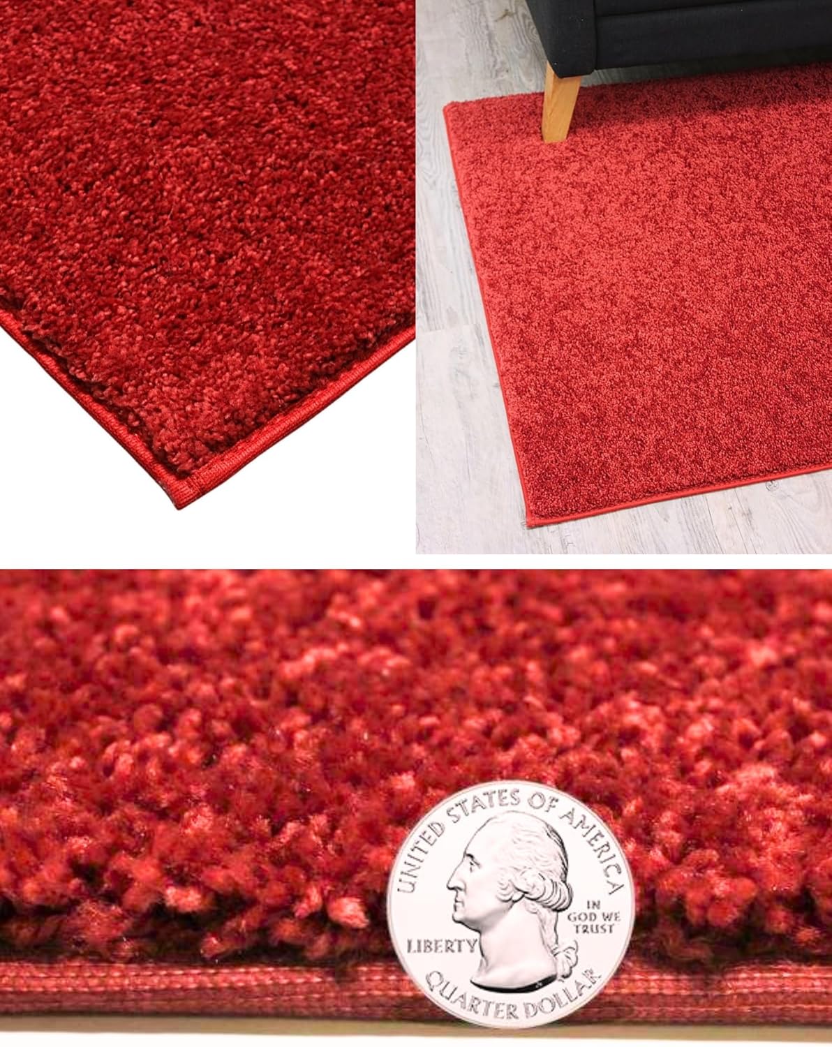 KOECKRITZ Soft and Colorful Kids Classroom Area Rugs (Passes Flammability Pill Test) Many Sizes and Bright Colors to Select from (8' x 8', Fire Engine)