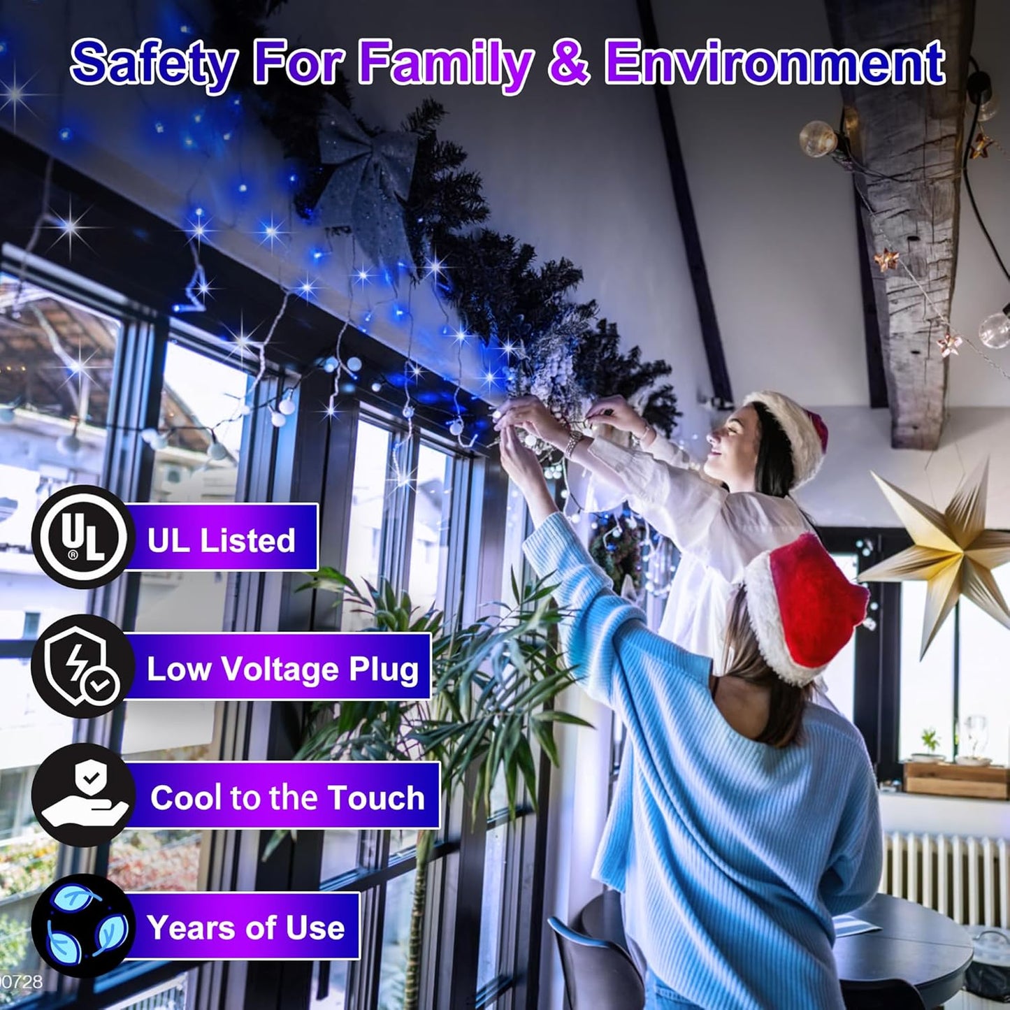 666 LED 66FT Christmas Lights with 148 Drops, 12 Modes Dimmable Blue Outdoor Hanging Lights with Timer Memory, Waterproof Curtain Lights for Home Bedroom Yard Indoor Tree Window Roof Fence Wedding