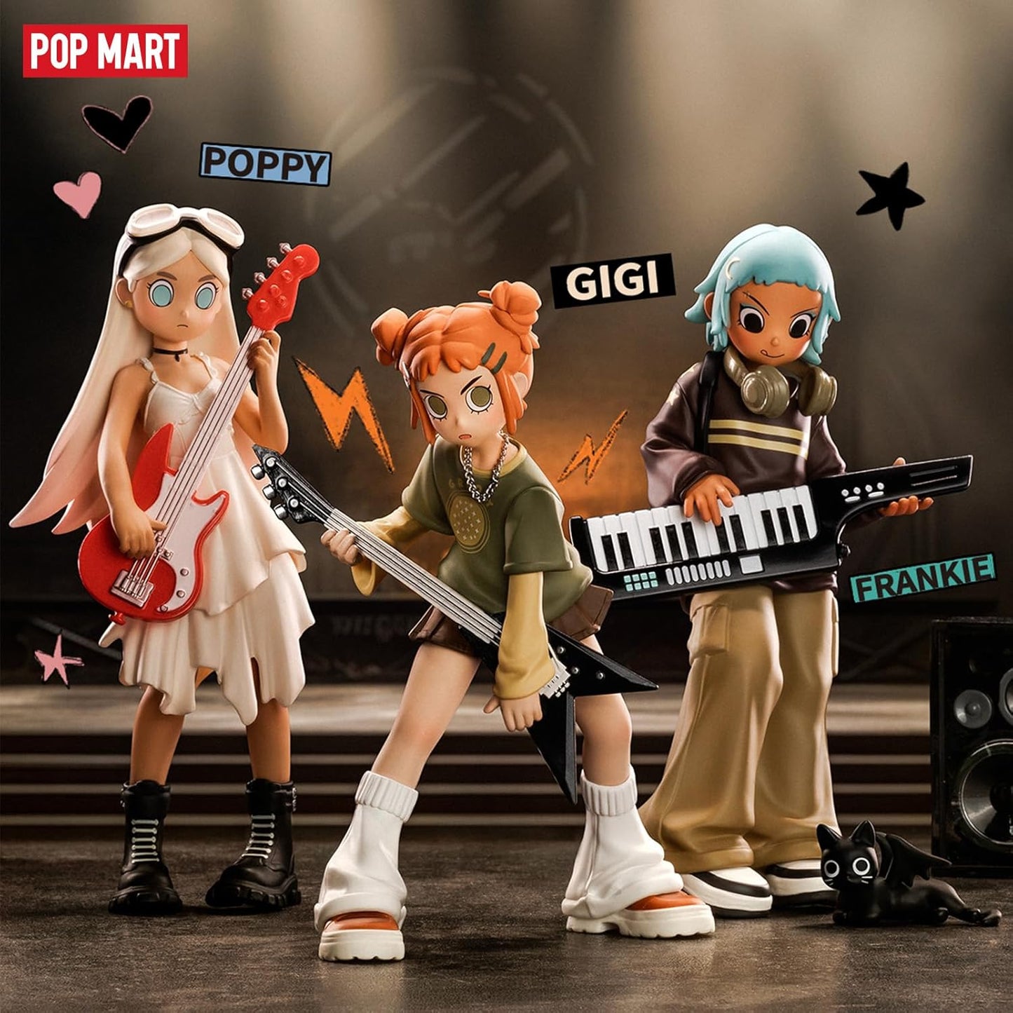 POP MART Peach Riot Rise Up Series Figures, Peach Riot Blind Box Figures, Random Design Action Figures Collectible Toys Home Decorations, Holiday Birthday Gifts for Boys and Girls, Single Box
