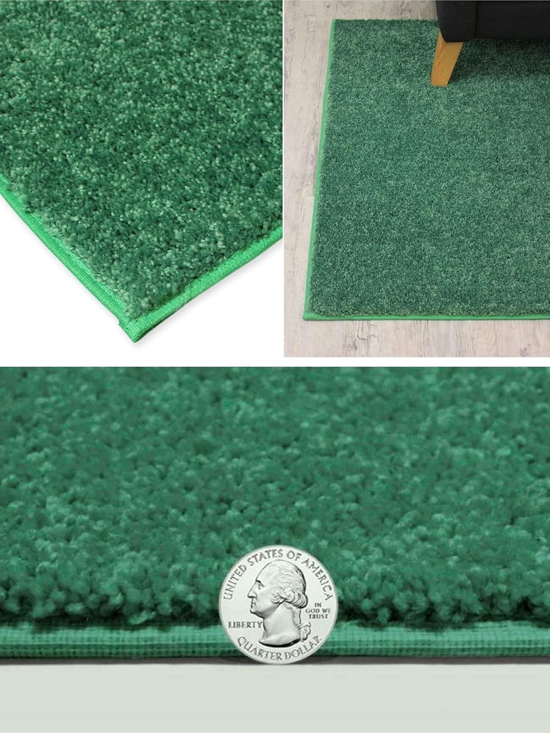 KOECKRITZ Soft and Colorful Kids Classroom Area Rugs (Passes Flammability Pill Test) Many Sizes and Bright Colors to Select from (4' x 4', Froggy)