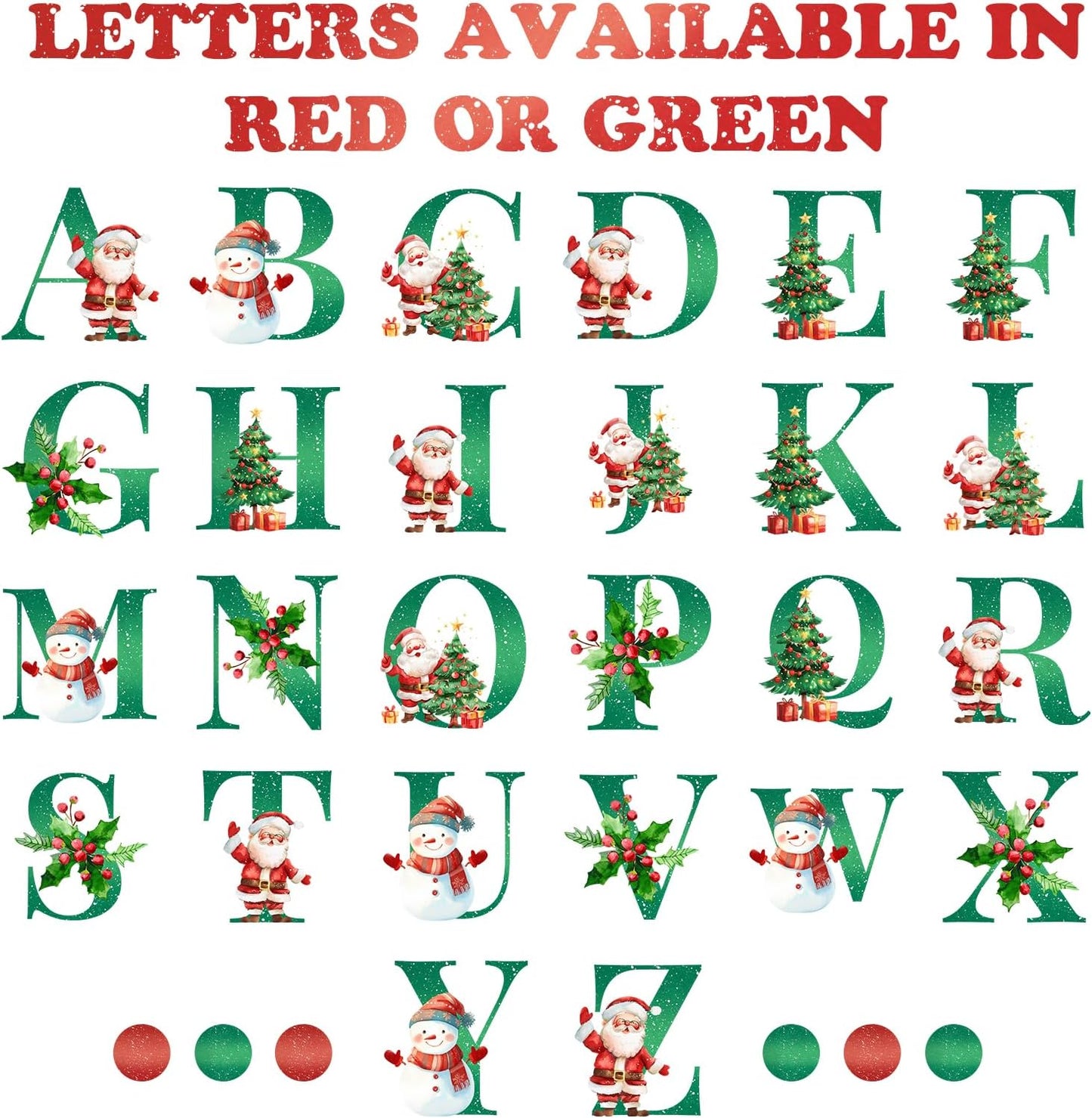 Letter Name Ornament, Personalized Christmas Ornaments, Custom Initial A-Z Ceramic Heart Ornament 2025, Customized Monogrammed Ornaments for Christmas Tree