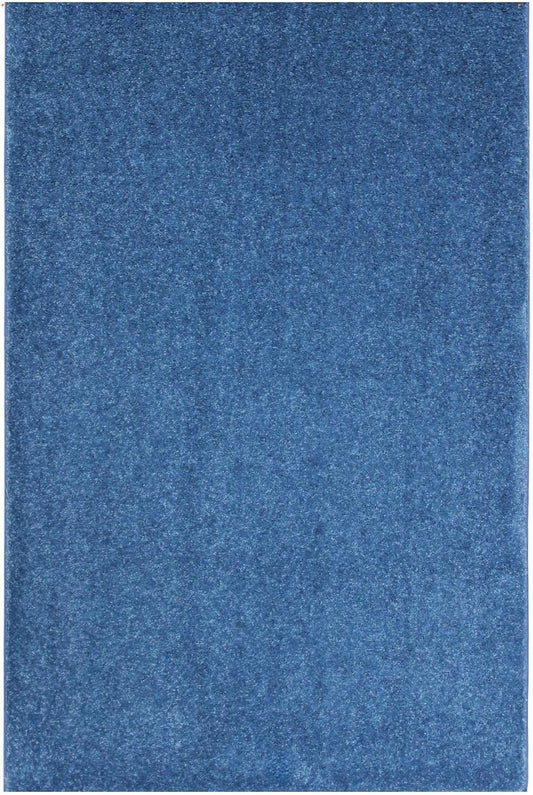 KOECKRITZ Soft and Colorful Kids Classroom Area Rugs (Passes Flammability Pill Test) Many Sizes and Bright Colors to Select from (4' x 4', Royal)