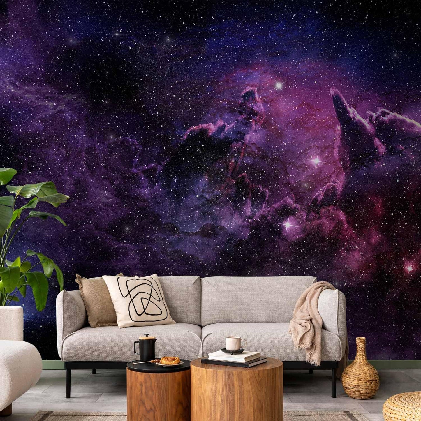 artgeist Premium Wall Mural Cosmos Galaxy 98x69 in - XXL Non-Woven Wallpaper Fleece Wall Decor Photo Print Picture Image Design Home a-C-0022-a-a