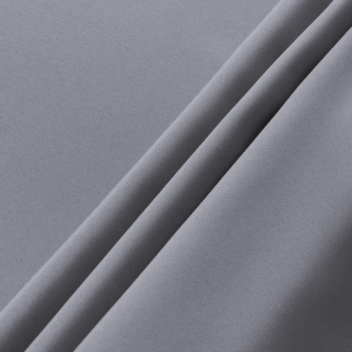 sancua Rectangle Tablecloth - 90 x 156 Inch - Water Resistant Spill Proof Washable Polyester Table Cloth, Decorative Fabric Table Cover for Dining Tables, Buffet Parties and Camping, Light Grey